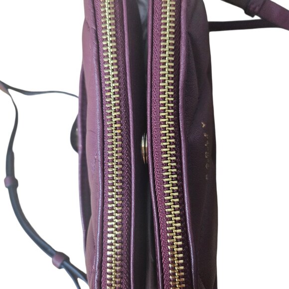 NWT $208 Radley London Dukes Place Quilt Medium Cross Body bag Embossed Leather - Picture 8 of 16